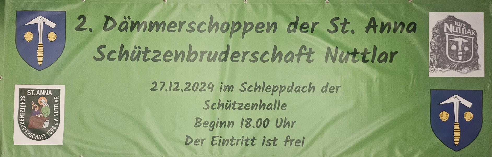 Dämmerschoppen in der Schützenhalle