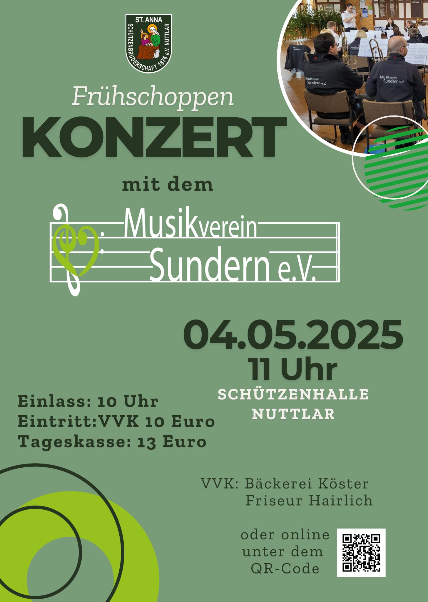 Frühschoppen-Konzert mit dem Musikverein Sundern am 04.05.2025